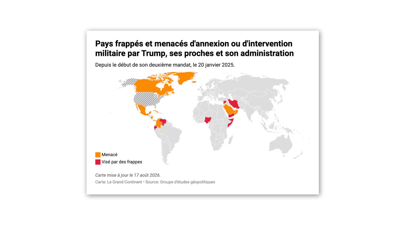Trump menace de frapper Oman, le 10e pays ciblé depuis son retour au pouvoir