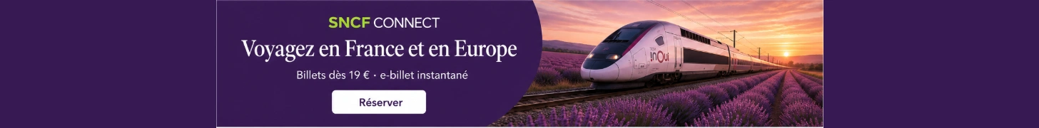 SNCF Connect — Voyagez en France et en Europe dès 19 €